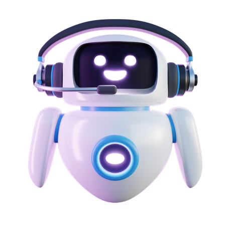 Chatbot de atendimento ao cliente  3D Icon