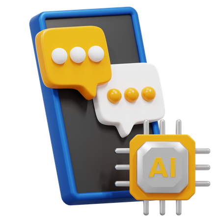 Chatbot, den Sie haben  3D Icon