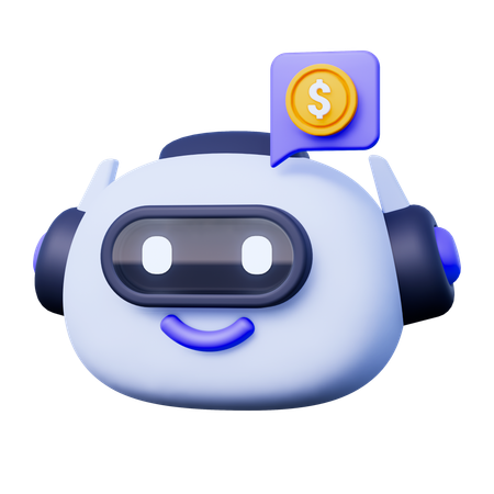 Chatbot empresarial  3D Icon