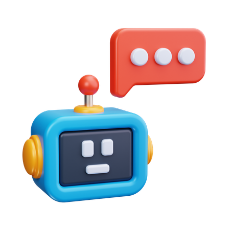 Chatbot-Gespräch  3D Icon