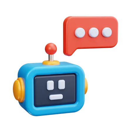 Chatbot-Gespräch  3D Icon