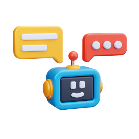 Chatbot-Gespräch  3D Icon