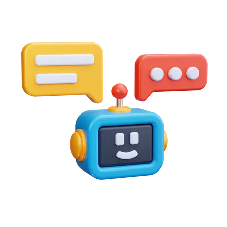 Chatbot-Gespräch  3D Icon