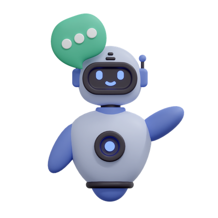 Chatbot Helpdesk  3D Icon