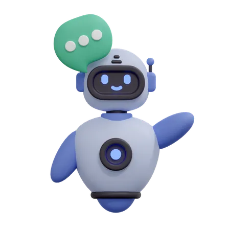 Chatbot Helpdesk  3D Icon