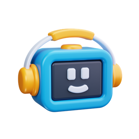 Chatbot-Unterstützung  3D Icon