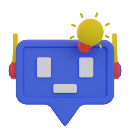 Chatbot-Lernen  3D Icon