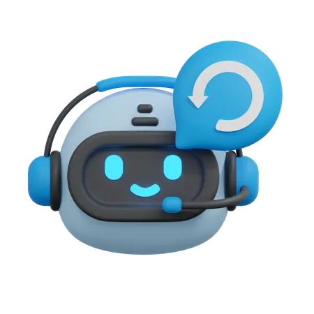 Chatbot neu laden  3D Icon