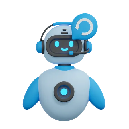 Chatbot neu laden  3D Icon