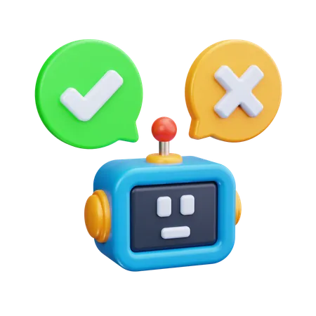 Résultats du chatbot  3D Icon