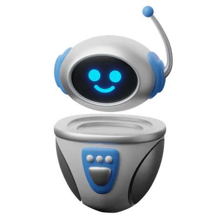 Soporte de chatbot  3D Icon