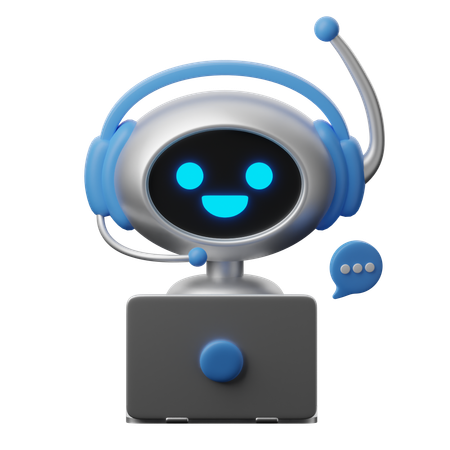 Chatbot Support  3D Icon