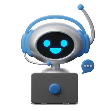 Chatbot Support  3D Icon
