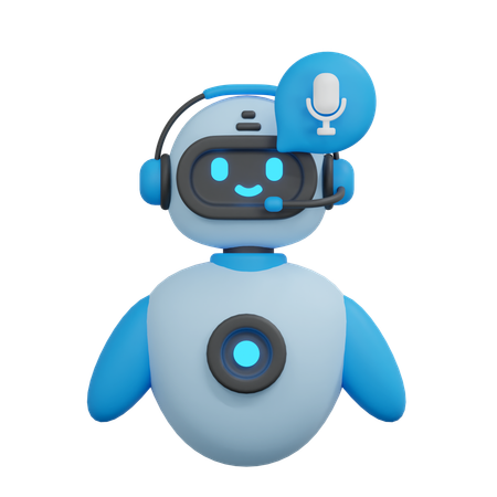 Chatbot vocal  3D Icon