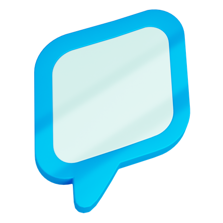 Chatbox  3D Icon