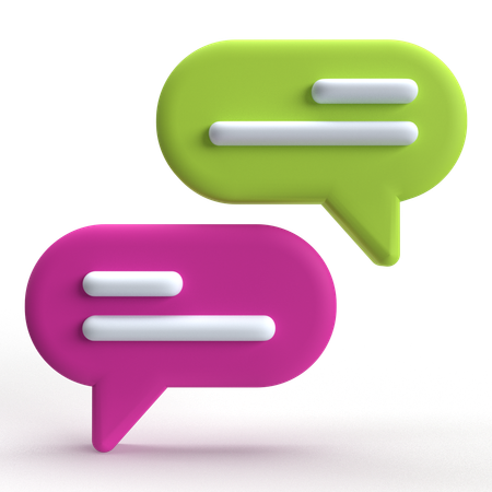 Chatbox  3D Icon