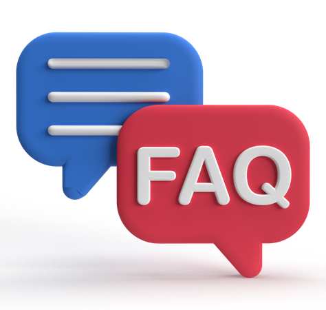 Chatbox FAQ  3D Icon