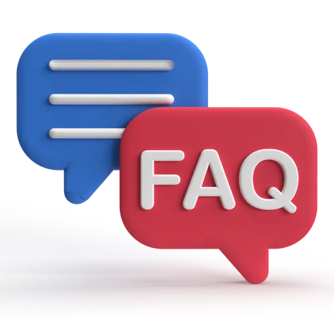 Chatbox FAQ  3D Icon