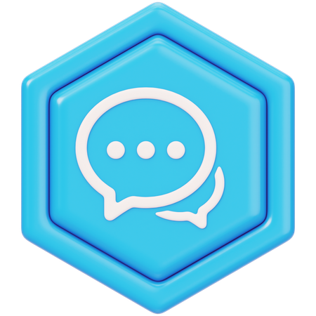 챗코인 채팅  3D Icon