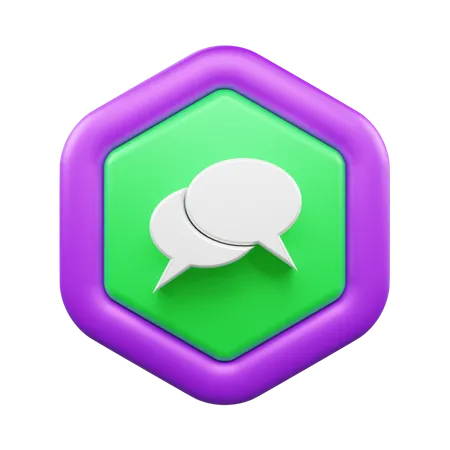 Charlando  3D Icon