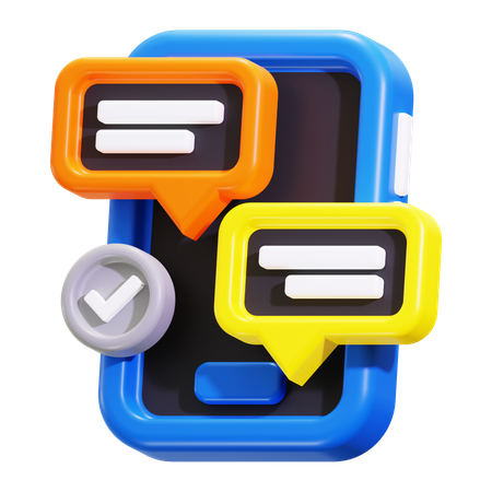 Charlando  3D Icon