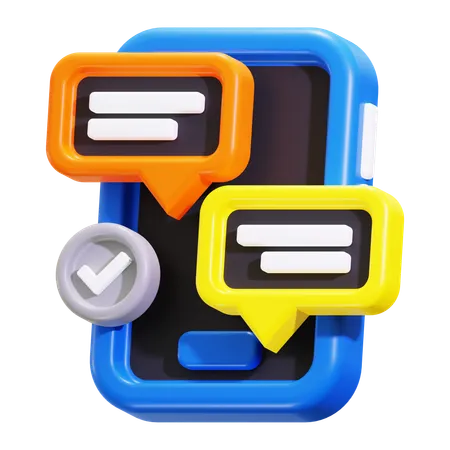 Charlando  3D Icon