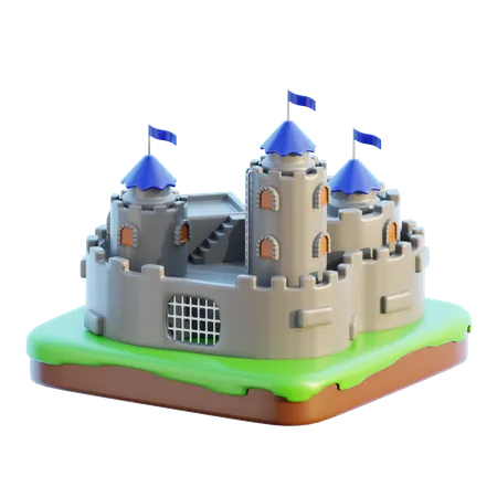 Château  3D Icon