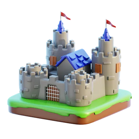 Château  3D Icon