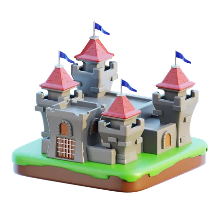 Château  3D Icon