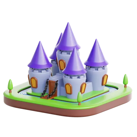 Château  3D Icon