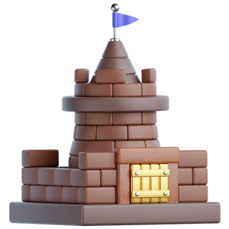 Château  3D Icon