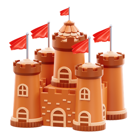 Château  3D Icon