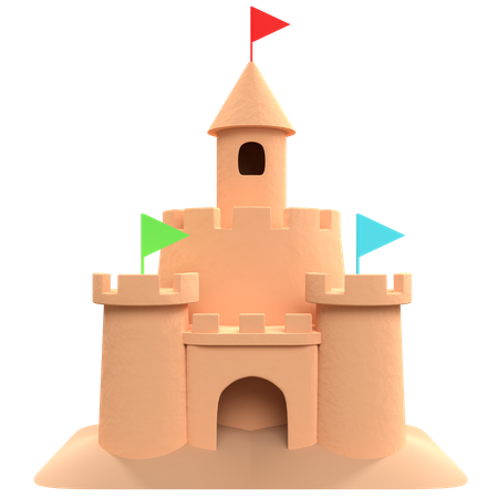 Château  3D Illustration