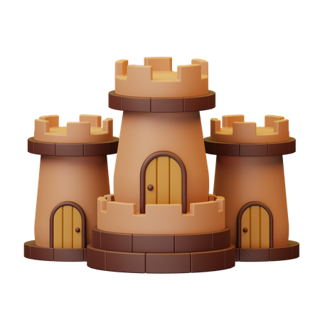 Château  3D Icon