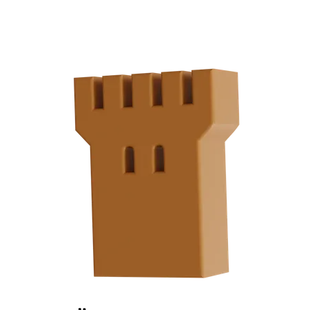 Château  3D Icon