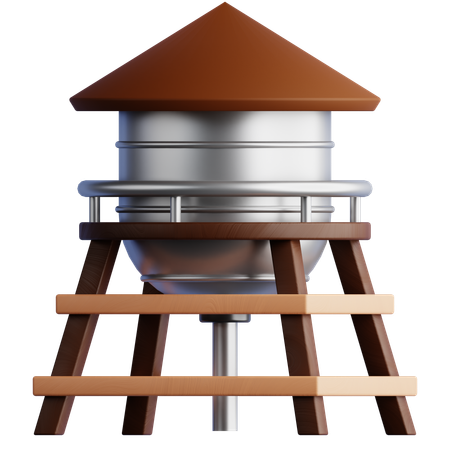 Château d'eau  3D Icon