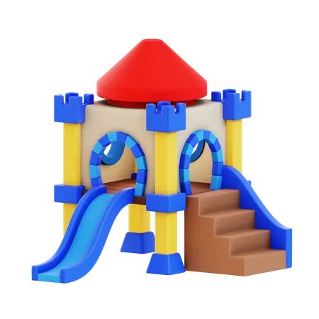 Château de toboggan  3D Icon