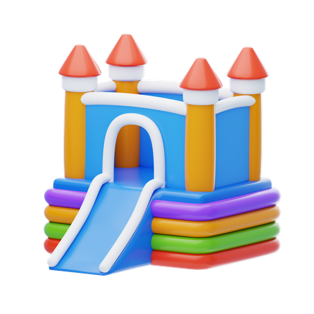 Château gonflable  3D Icon