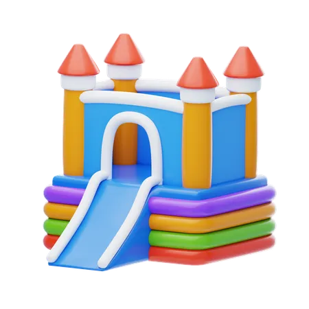 Château gonflable  3D Icon