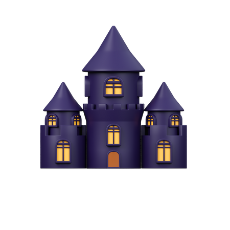 Château hanté  3D Icon