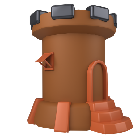 Tour du château  3D Icon