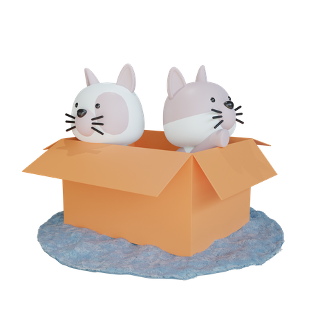 Boîte à chaton  3D Icon