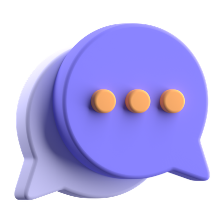 Chats  3D Icon