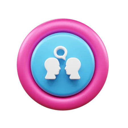 Chatten  3D Icon