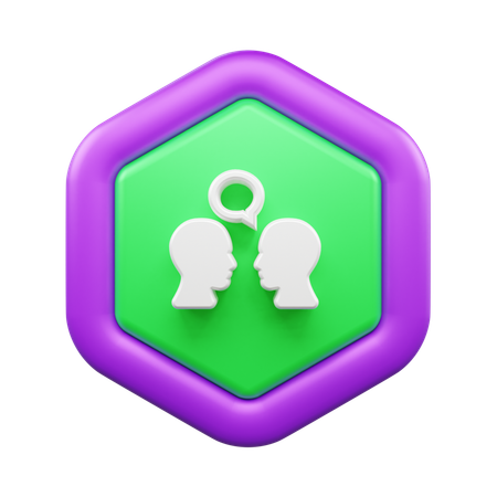 Chatten  3D Icon