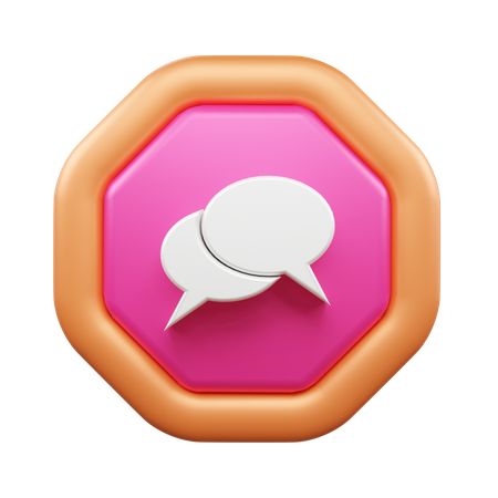 Chatten  3D Icon