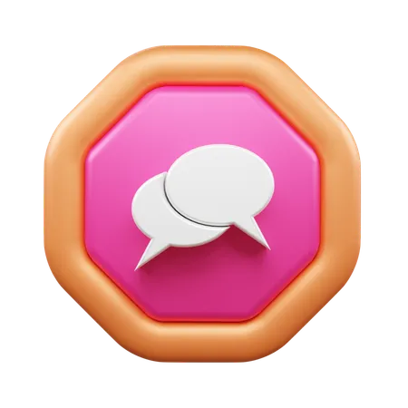 Chatten  3D Icon