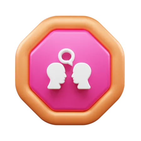 Chatten  3D Icon