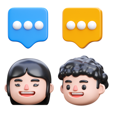 Chatten  3D Icon