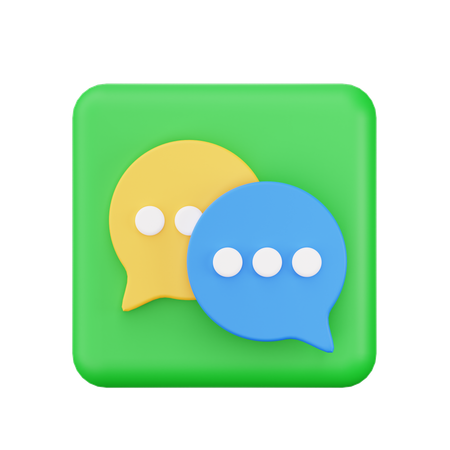 Chatten  3D Icon